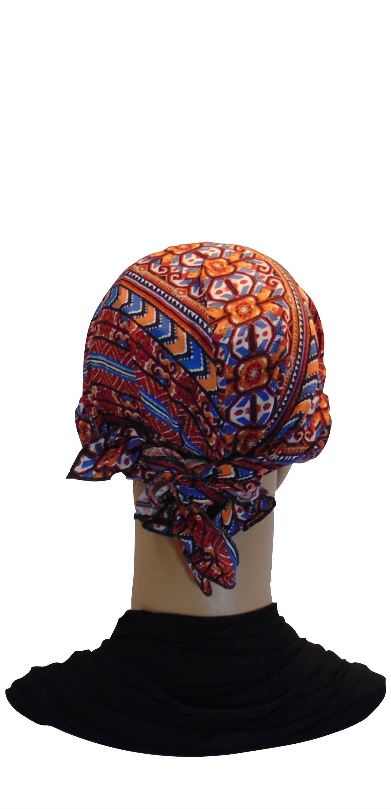 Head scarf bandana head wrap pretied cotton paisley hear Etsy