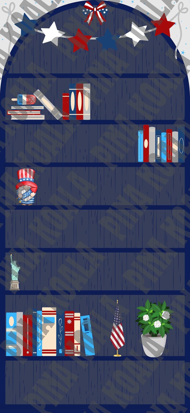 4th of July/america iPhone Bookshelf/lockscreen Bundle Etsy