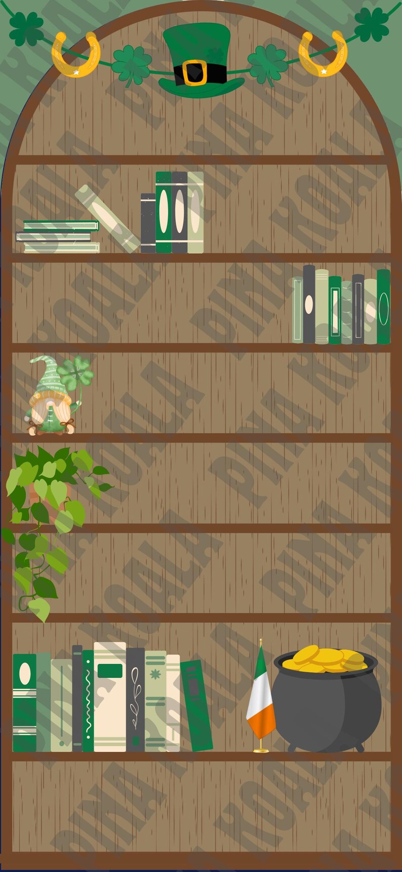 St Patricks Day iPhone Bookshelf/lockscreen Bundle Etsy