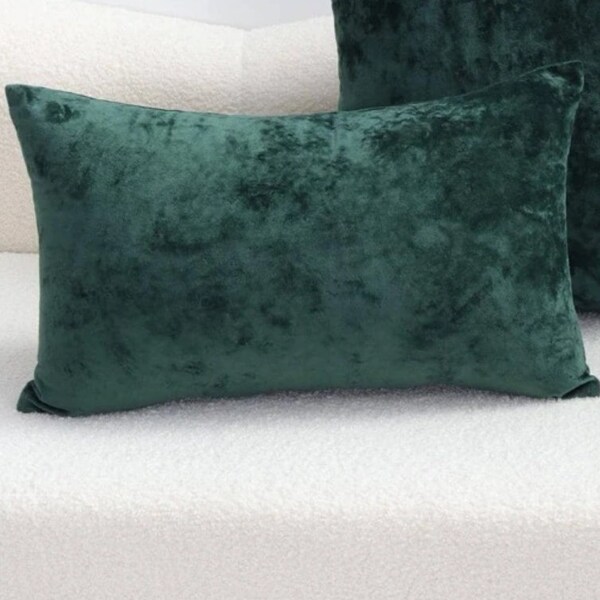 Green Rectangular Cushion Covers Etsy