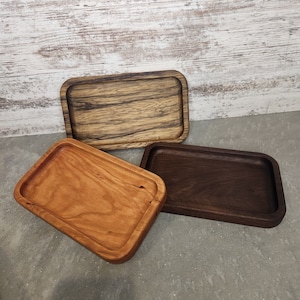 Wood Catchall Tray, Wood Valet Tray, Desk Organizer, Father&#39;s Day, Gift for Him, Gift for Dad, Anniversary Gift