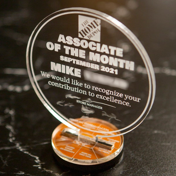 Home Depot Associate of the Month Award