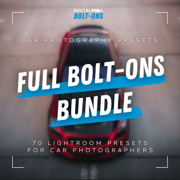 Full Bolt-Ons All Car Lightroom Presets Bundle (Desktop + Mobile)