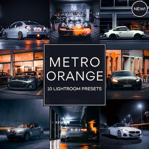 Metro Orange Lightroom Preset Pack (Desktop + Mobile)