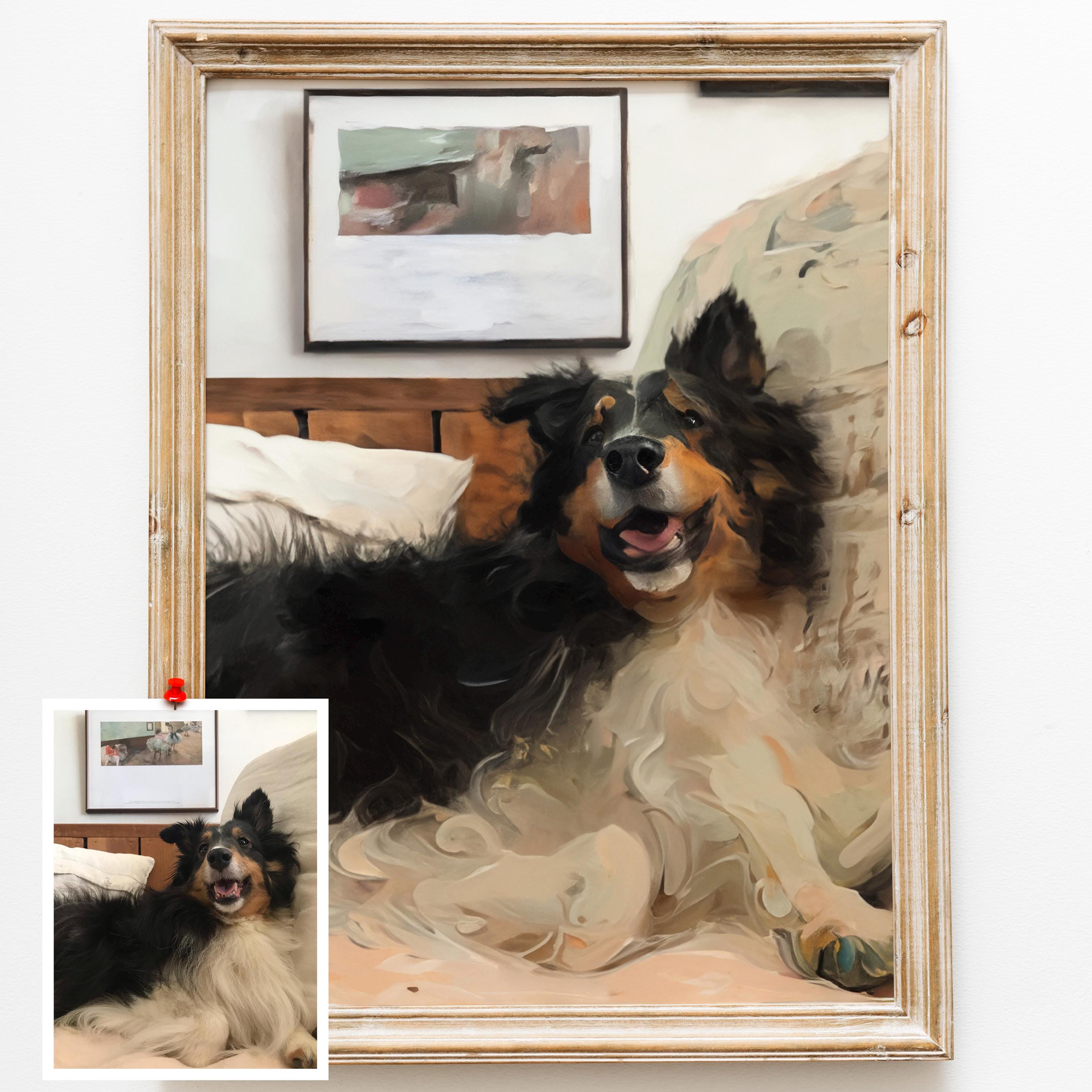 Personalized Pet Portrait: Custom Watercolor Dog or Cat Art - Etsy