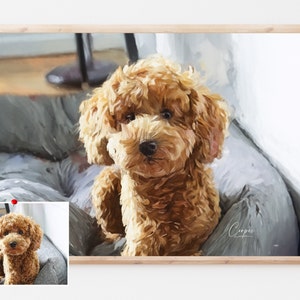 Custom Watercolor Pet Portrait: Dog & Cat Memorial Art