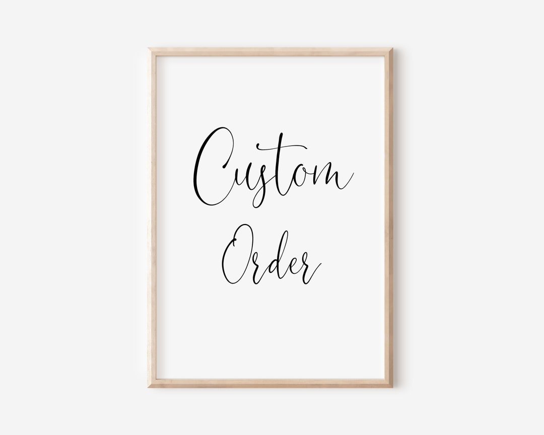 Custom Design - Etsy