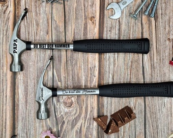 Personalized hammer bottle opener for dad, grandpa, craftsman | Men's gifts | Father's Day | Birthday gift set | Housewarming Easter