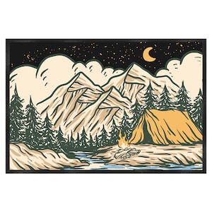 Outdoor Camping Tent Wilderness - Doormat 60 x 40 cm