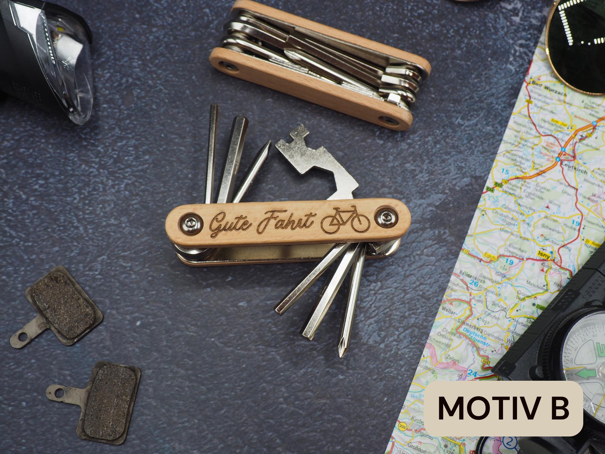 Bicycle multi-tool | Hiking | Gift idea | Birthday present | Cycling | Equipment | Men's Father's Day gift