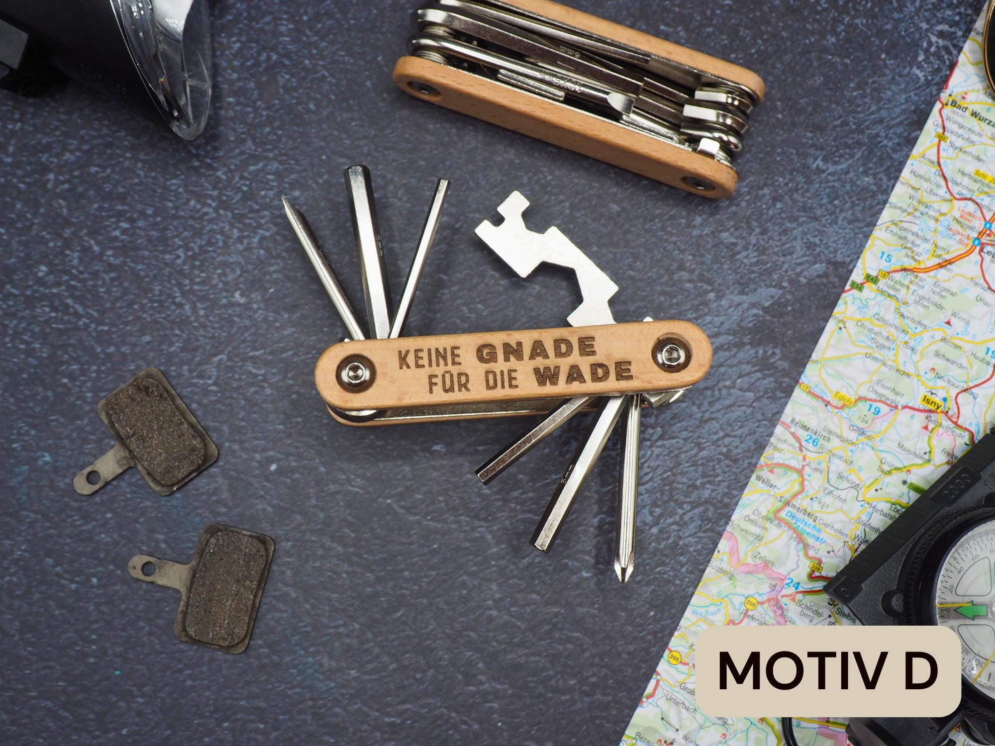 Bicycle multi-tool | Hiking | Gift idea | Birthday present | Cycling | Equipment | Men's Father's Day gift