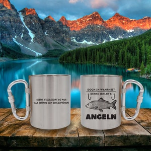 I think about fishing | Funny office mug | Kitchen tableware | Coffee mug | Fishing | Angling | Gift idea | Gift set