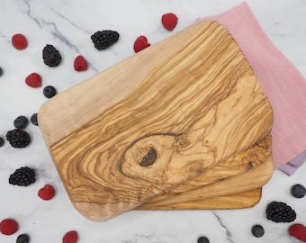 Natural cherry wood board | Cutting board | Handcrafted wooden board | Kitchen board | Rustic snack board | Natural wooden board