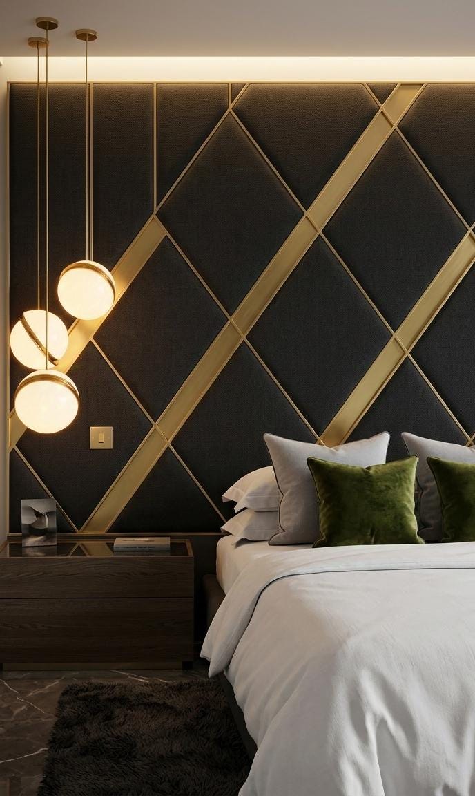 Bespoke Upholstered Headboards Wall Panels/ Bedframe by Request/ Modern ...