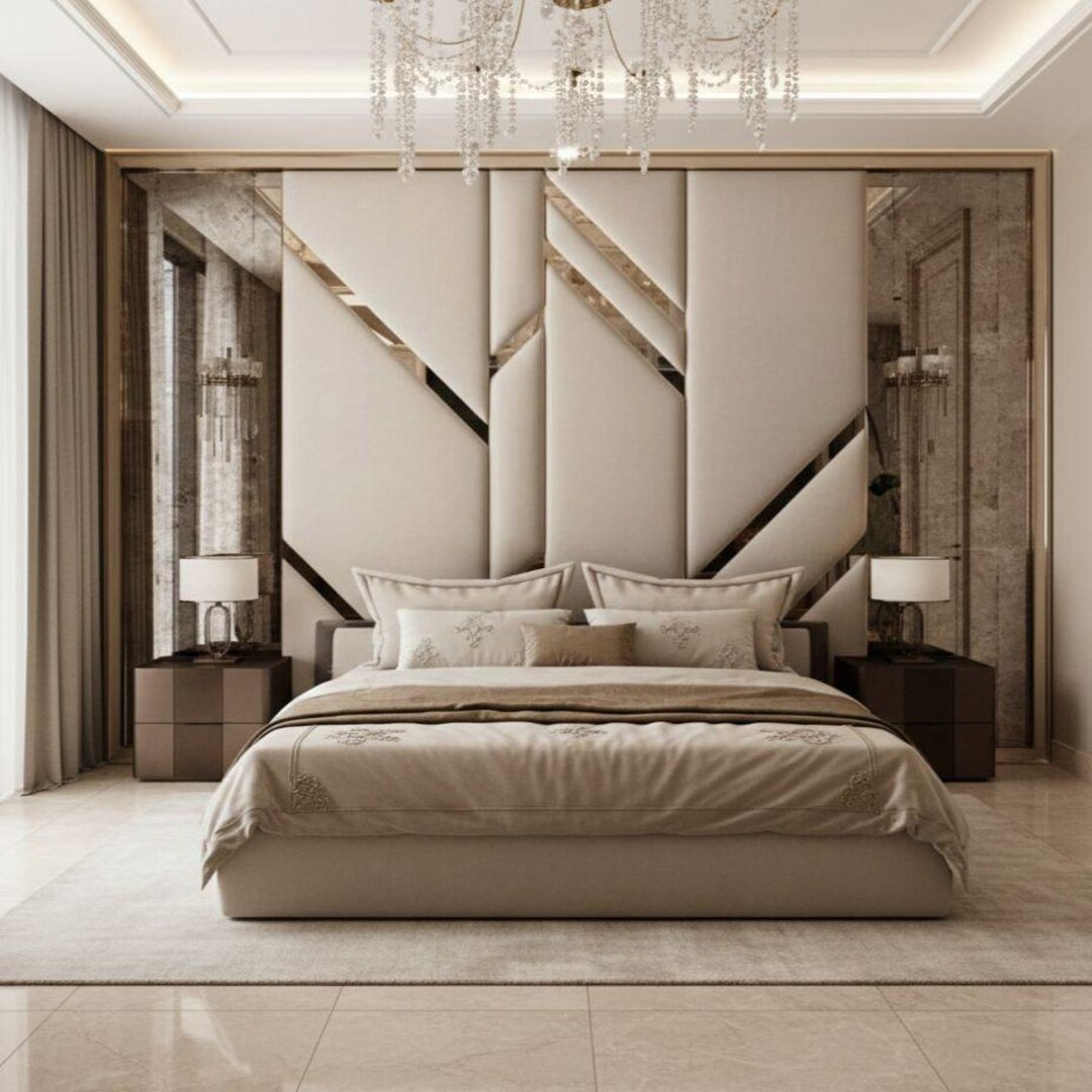 Bespoke Upholstered Headboards Wall Panels/ Bedframe by Request/ Modern ...