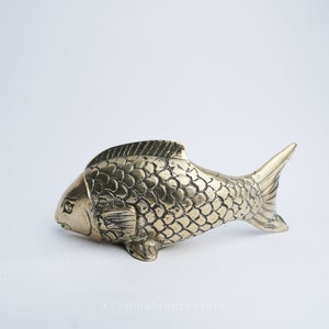 Bronze Small Fish Sculpture Bronze Statue 3.2 Inch / 8.1 Centimeter image 6