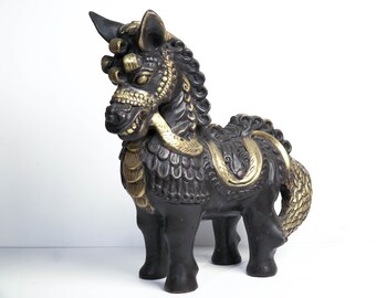 Bronze Horse Statue 40 Cm - 15.7" inch, Bronze Statue, Horse Statue, Animal, Handmade, Hand Carved, Home Decor, Room Decor, Birthday Gifts