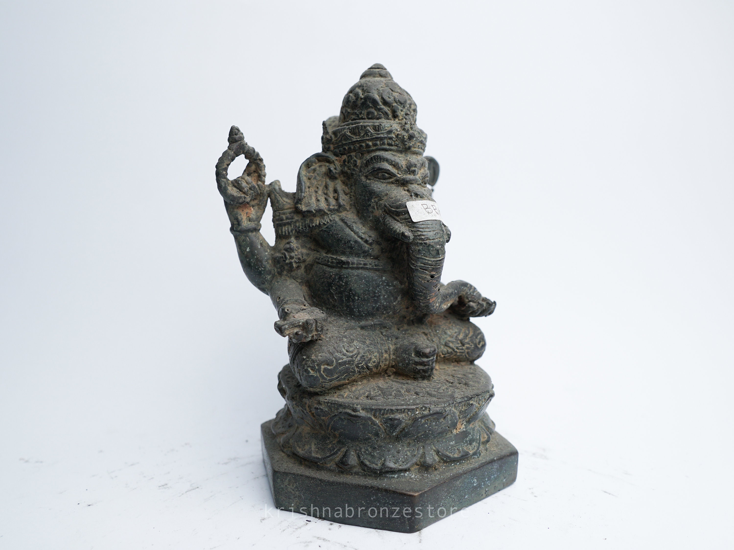 ガネーシャ像 ブロンズ ガネーシャ神ブロンズ、ガナパティ、ヴィナヤカ、象の頭の神