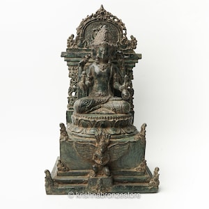 Goddess Sarasvati Statue , Sarasvati Idol, Saraswati Sculpture, Mother Goddess,  Goddess of knowledge, 14&quot; inch ( 35 cm )