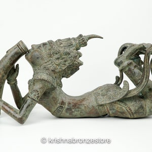 Bronze Lord Shiva Statue, Lord Shiva Drinking Poison, Shiva Figure, Hindu God, Trimurti, Bronze Sculpture, Brass Statue, Christmas Gift