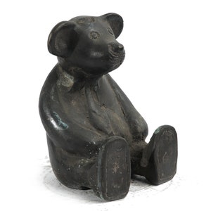 Bronze Bear Figure Statue, Bear Bronze, Brass Sculpture, Bear Ornament, Miniature, Housewarming, Home Decor, Office Decor, Gift Idea