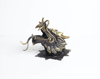 Maniglia per porta a forma di testa di drago, ferramenta per porta fantasy, maniglia per porta mitica, maniglia per porta gotica, pomello per porta medievale, maniglia per porta artigianale, vichingo