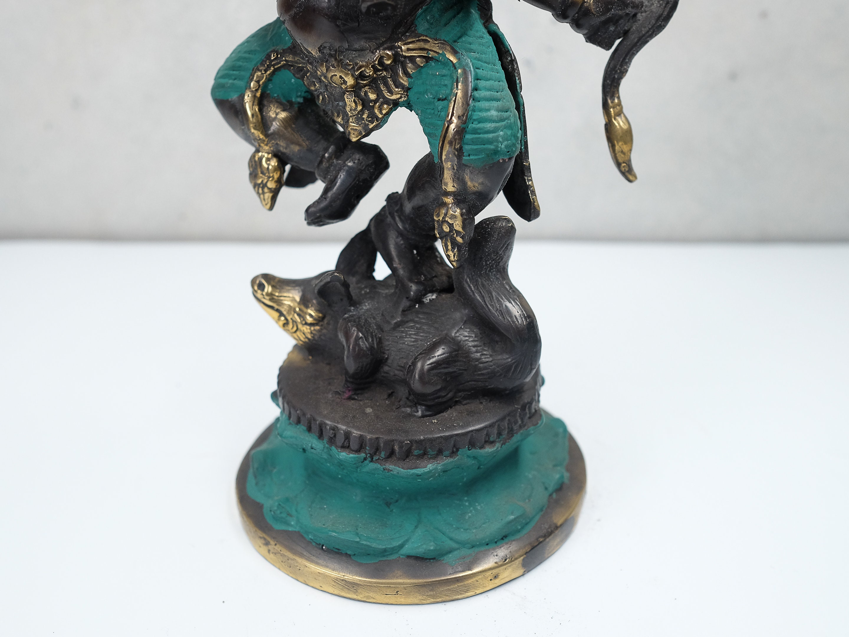 色付きガネーシャ神像 - 8.6インチ / 22 cm - Etsy 日本