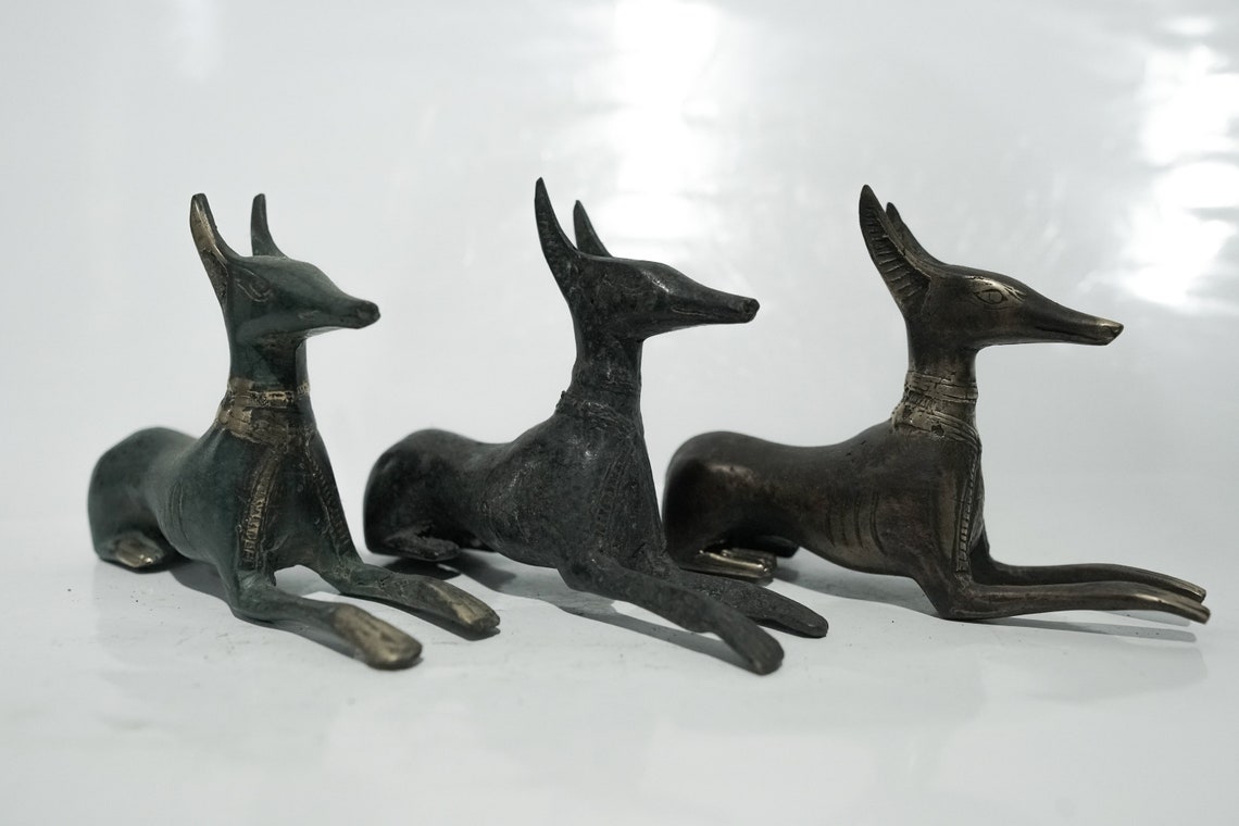 SALE Ancient Egypt Dog Anubis Statue Guardian Beast Egypt Etsy