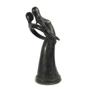 Bronze Abstract Figure Sculpture, Abstract Bronze, Bronze Sculpture, Brass Decoration, Home Decor, Handmade, Christmas Gift