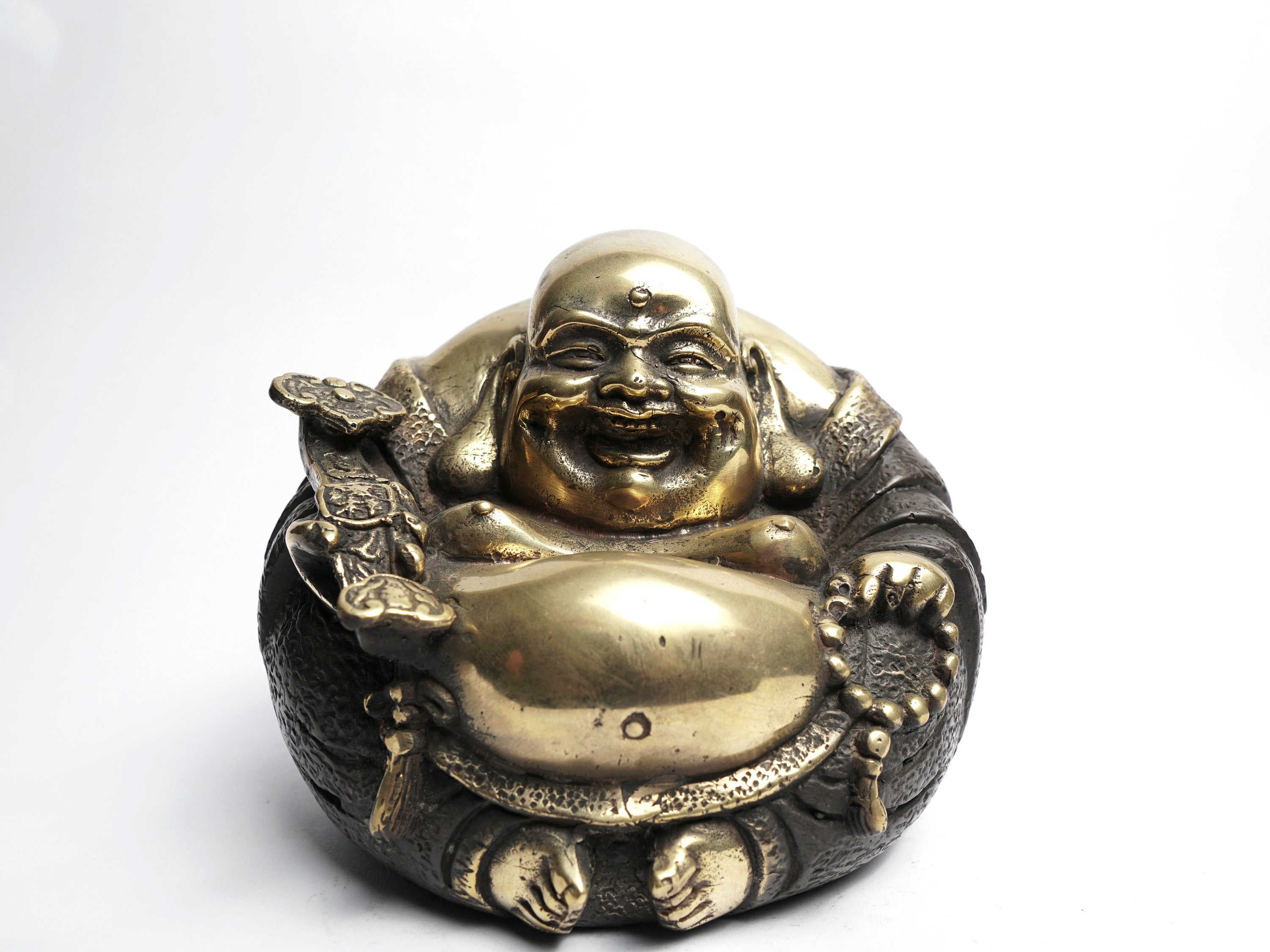 Laughing Fat Buddha Statue, Laughing Buddha, Bronze Buddha, Brass ...