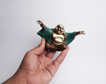 Bronze Happy Laughing Buddha, Buddha Sculpture, Happy Buddha, Ornament, Miniature, Housewarming, Home Decor, Birthday Gift, Christmas Gift