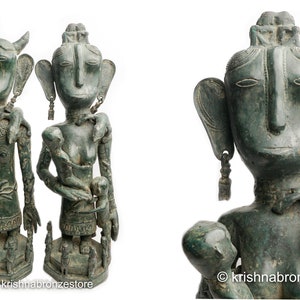 Primitive Dayak Statue,  Ethnic Dayak Ancestor Statue, Vintage Borneo, Brass Sculpture, Bronze Sculpture, Christmas Gift, Gifts