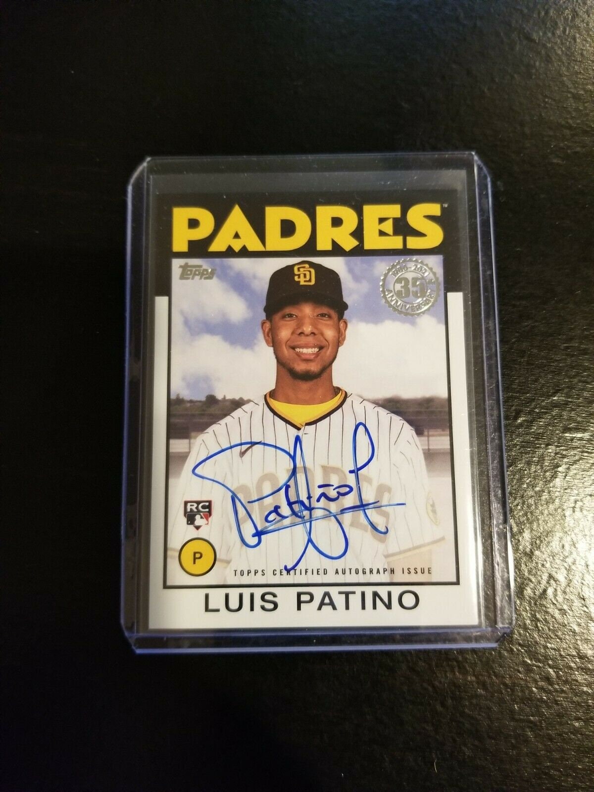 Luis Patino Topps 2021 Rookie Autograph 35 Year Anniversary - Etsy
