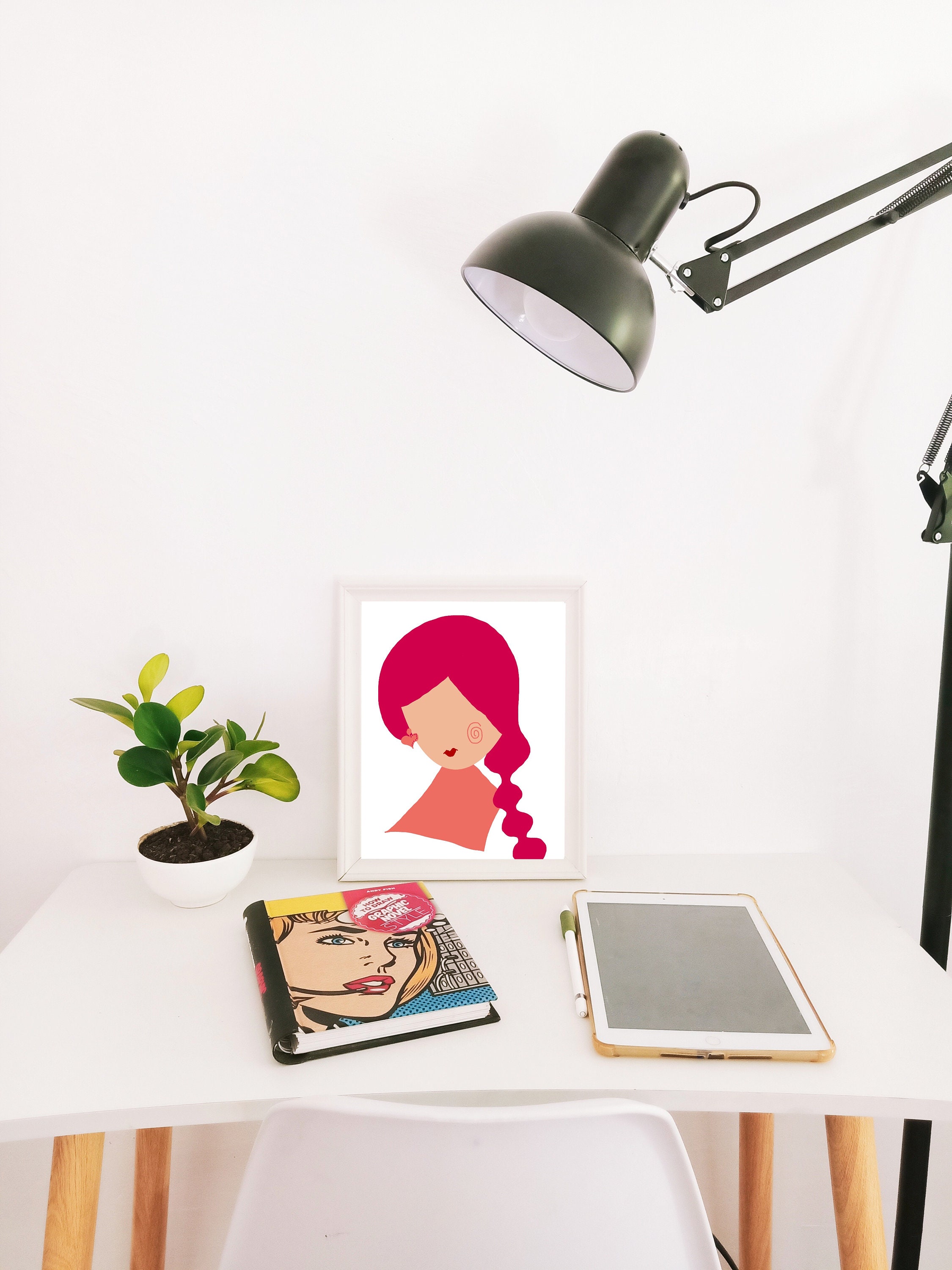 Me encantó el arte de la pared arte moderno de la pared | Etsy