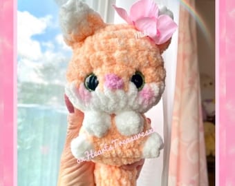LOW SEW PDF Pattern Spring Fox crochet pattern, plush fox amigurumi pattern, fox plush, cute fox pattern, crochet fox, fox stuffed animal