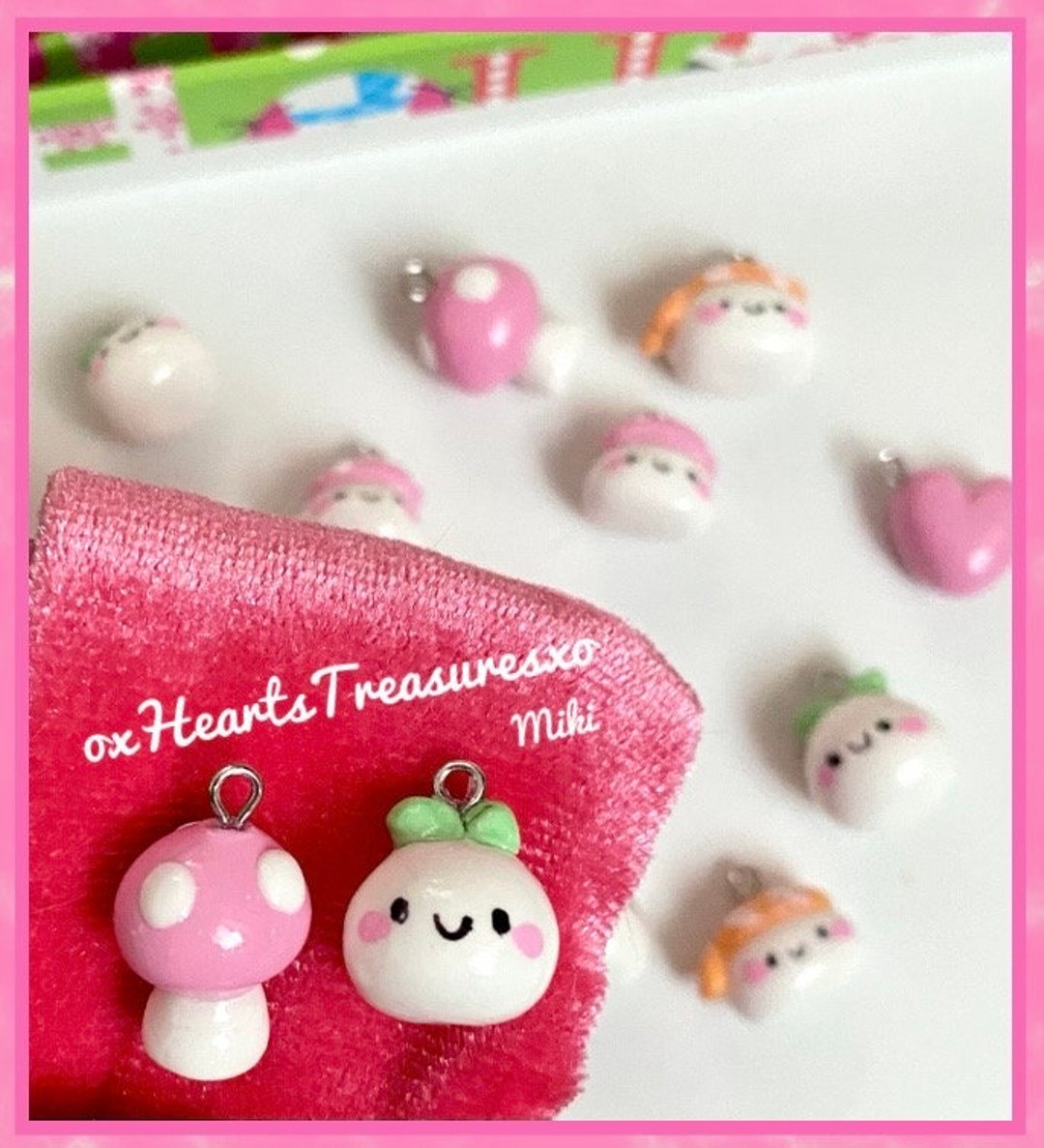 Little Charm Happy Budding Pop Charm Cute Clay Charm Phone Etsy