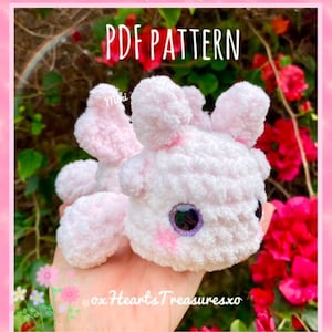 PDF PATTERN ~ Pink Light Fury crochet, Cute Fury stuffed animal, Amigurumi Light Fury plush, Dragon plush, Toothless crochet amigurumi