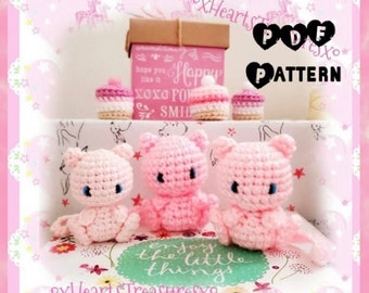 PDF Pattern Mystical cat crochet, Plush Meow amigurumi pattern, crochet animal pattern, cat crochet pattern, cute plush animal, stuffed toy
