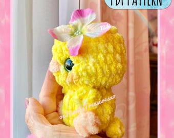 ひよこのかぎ針編みパターン、イースターのかぎ針編みパターン、ひよこ