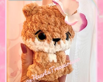 LOW SEW PDF Pattern Spring Otter crochet pattern, cute plush Otter amigurumi pattern, crochet otter pattern, cute otter stuffed animal