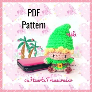 PDF Pattern Link crochet pattern, amigurumi Link plush, cute crochet Link, Link amigurumi pattern, plush link, amigurumi Link pattern