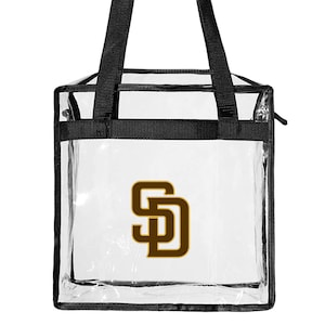 Padres Klare Taschen Klare Einkaufstasche mit Reißverschluss Crossbody Messenger Schultertasche mit verstellbaren Riemen - 2 Ton