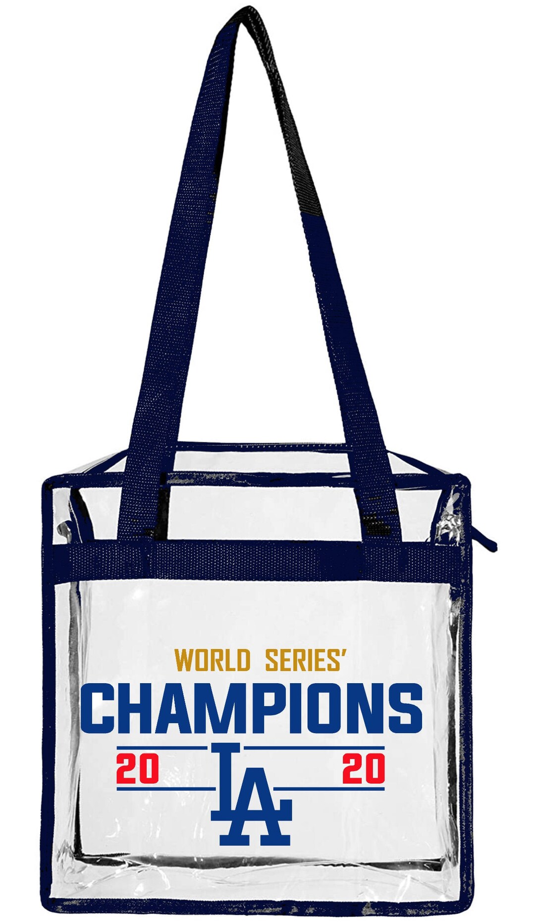 Dodgers Clear Bags Stadium Approved Clear Tote Bag With