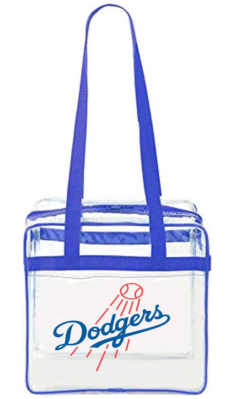 Dodgers Clear bags Stadium Approved Clear Tote Bag with Zipper Etsy