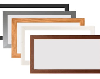 Panoramic Sizes Picture Photo Frames Custom Size Poster Frames |  10x4" 12x6" 14x7" 16x8" 17x11" 18x12" 19x13" 20x10" 24x12