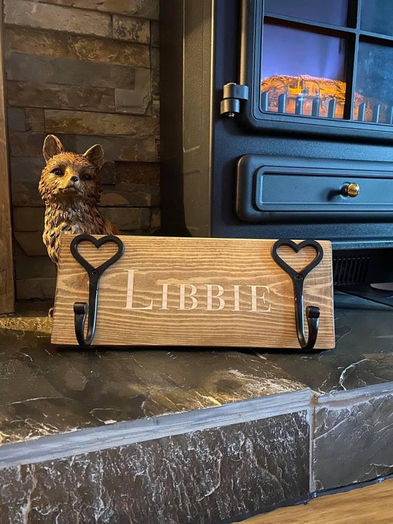 Custom Coat Hooks Dog Lead Rack Cast Iron Home House Personalised