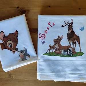 Baby/Girl/Newborn Crib Sheet Hand Painted Personalized Gift Sheet Baby Bed Sheet Handmade Painted Clothes