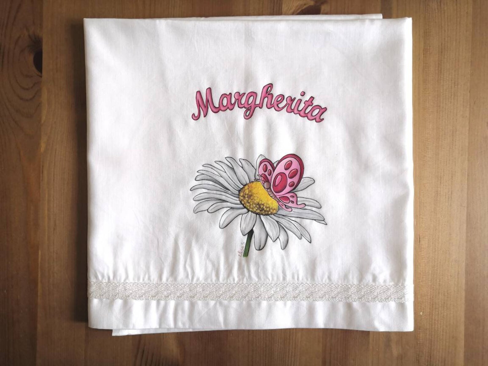 Lenzuolo Con Angoli Per Lettino Culla 60x120 Cm - Motivo Aerostati Blu Per Bambini - Foto 10