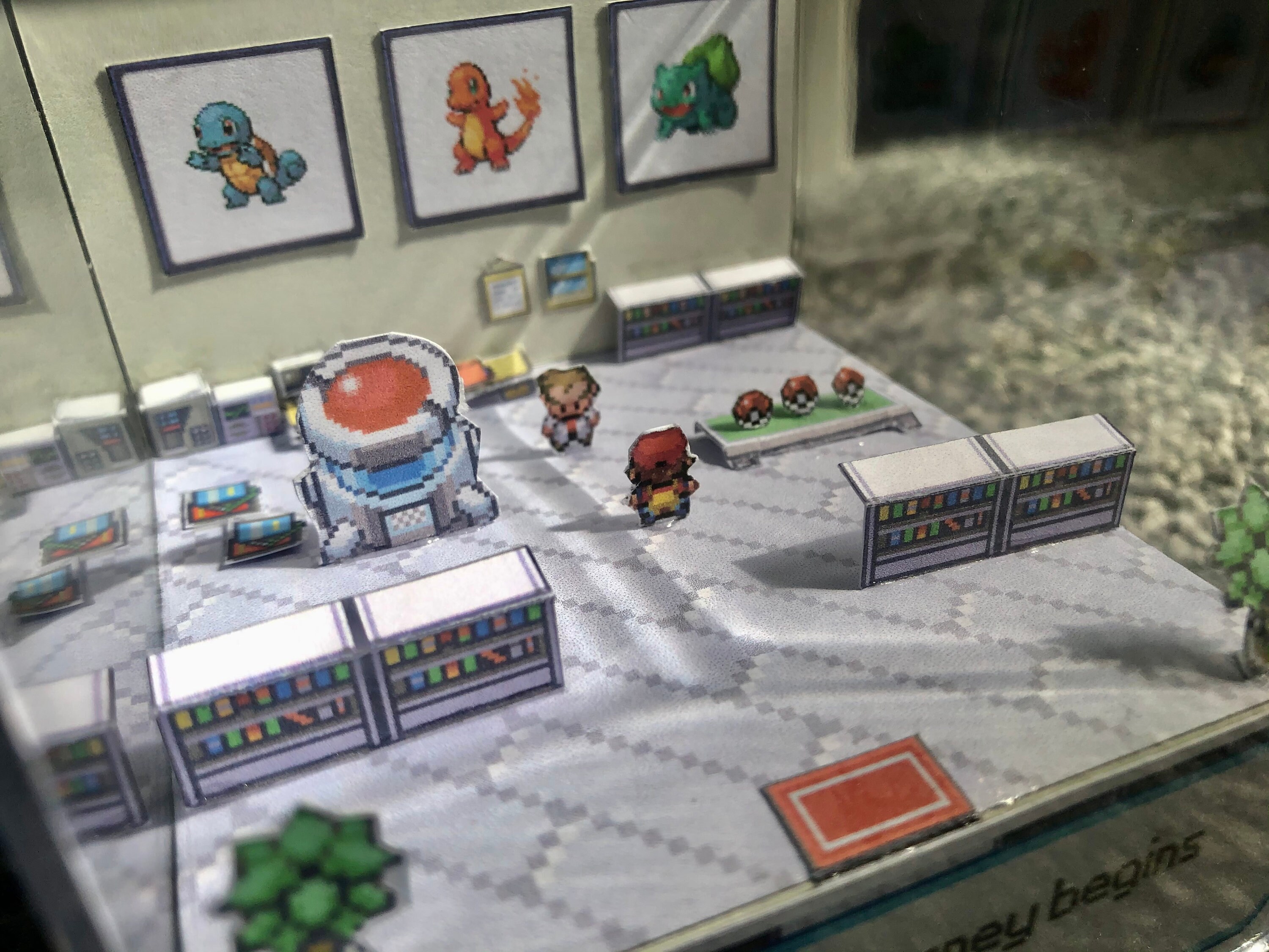Pokémon 3D Acrylic Display Professor Oak Fire Red Leaf Green - Etsy Finland