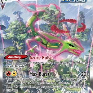 PSA 9 Pokemon Shiny Rayquaza GX Hidden Fates - Graded Cards